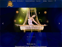 Tablet Screenshot of circusstardust.com
